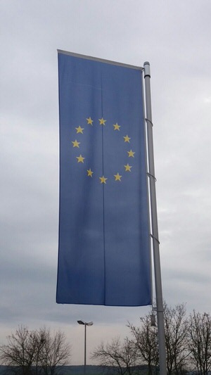Fahne Hissfahe Europa